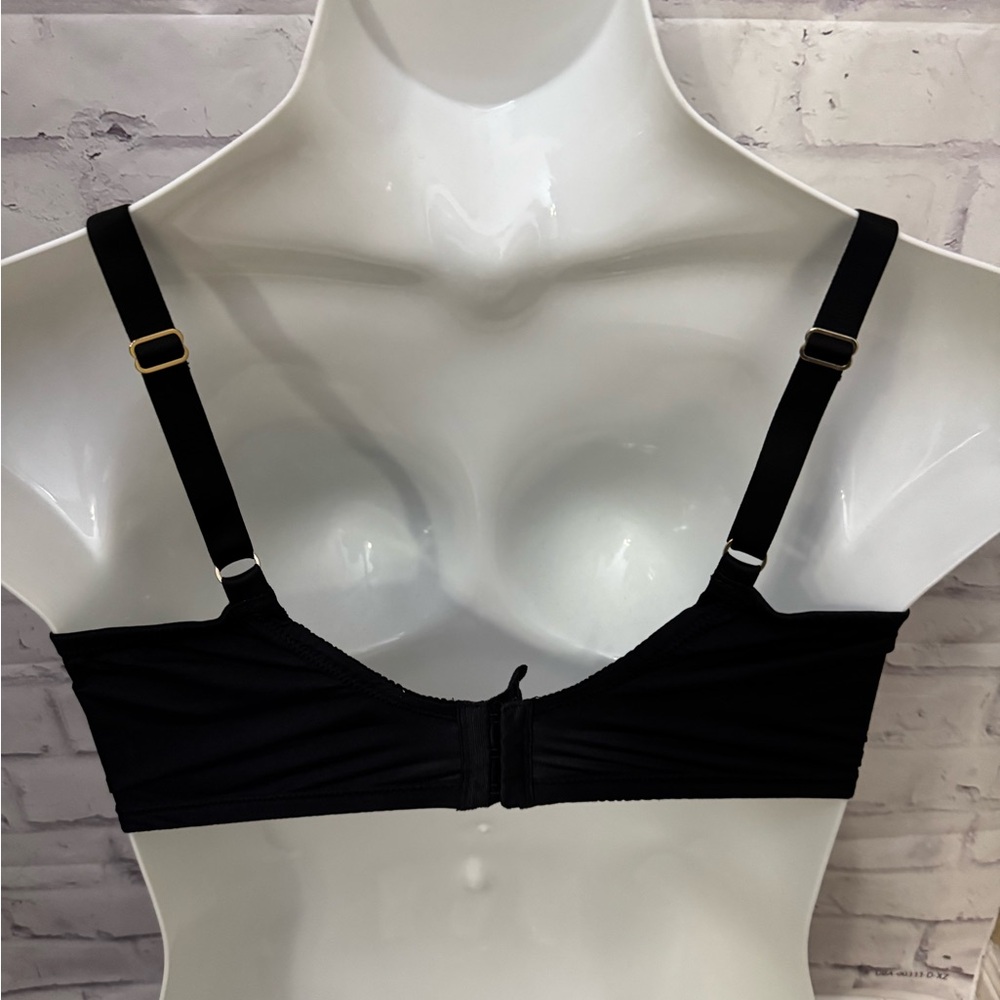 Natori Bra 40DDD Statement Full Fit Lace Unlined Underwire 746211 Black - Picture 3 of 9